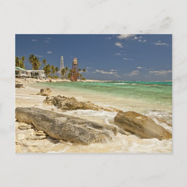 Postal Faro en el Monumento Natural Half Moon Caye (Anverso)