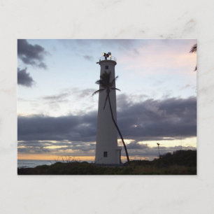 Postal Faro en el punto de Oahu