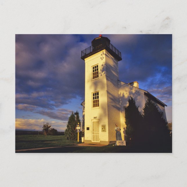 Postal Faro en Escanaba UP Michigan (Anverso)