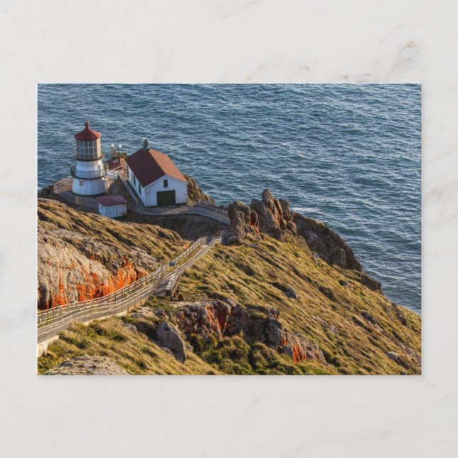 Postal Faro en Point Reyes National Seashore (Anverso)