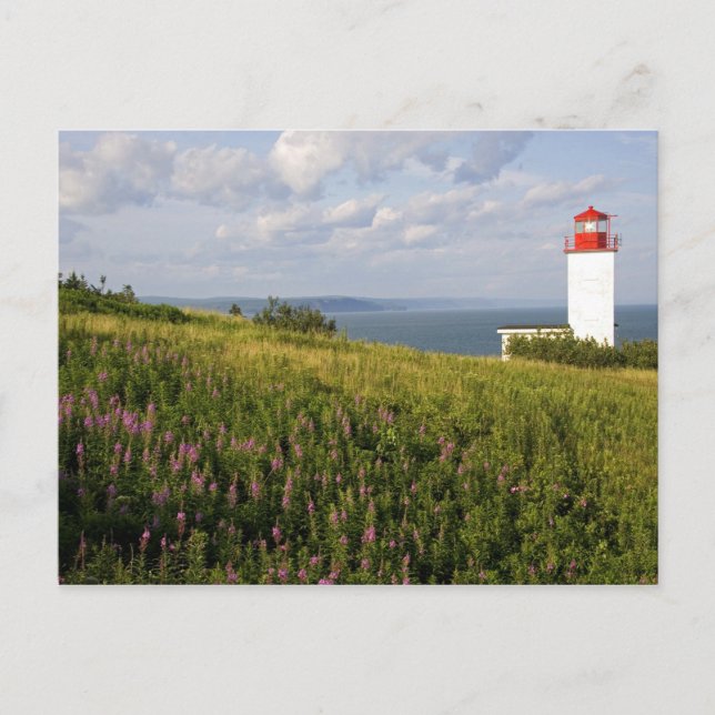 Postal Faro en St. Martins, Nuevo Brunswick, (Anverso)