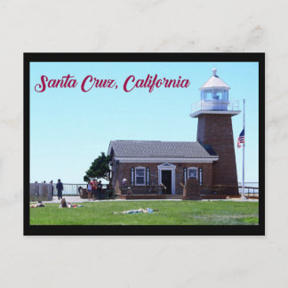 Postal Faro en Steamer Lane, Santa Cruz, California