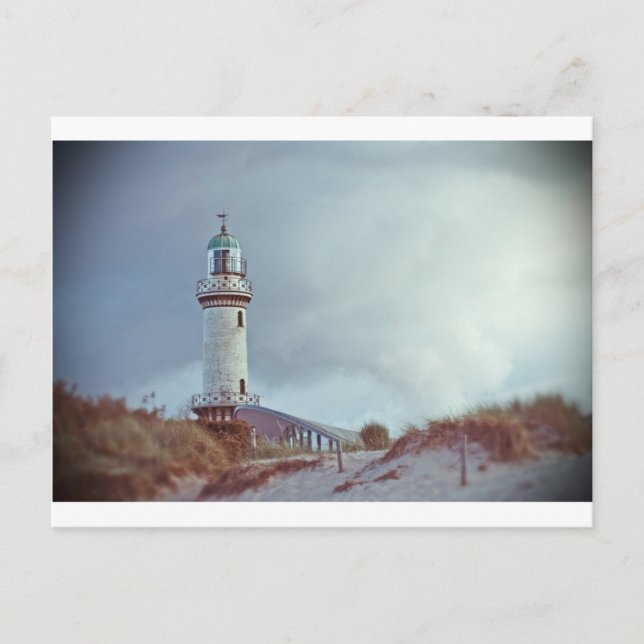 Postal Faro en Warnemuende, Alemania (Anverso)