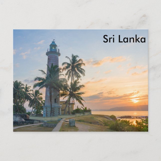 Postal Faro, Galle, Sri Lanka (Anverso)