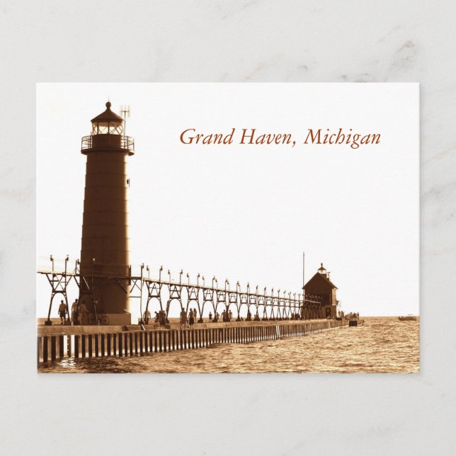 Postal faro, Grand Haven, Michigan (Anverso)