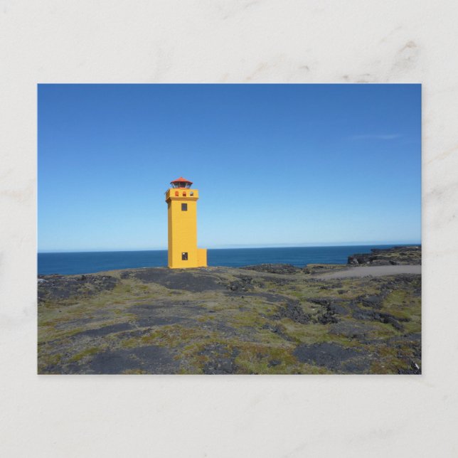 Postal Faro Islandia (Anverso)
