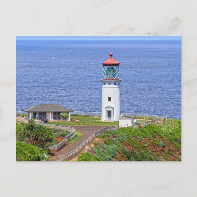 Postal Faro Kilauea en Kauai, Hawaii (Anverso)