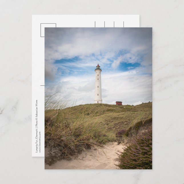 Postal Faro Lyngvig (Anverso / Reverso)