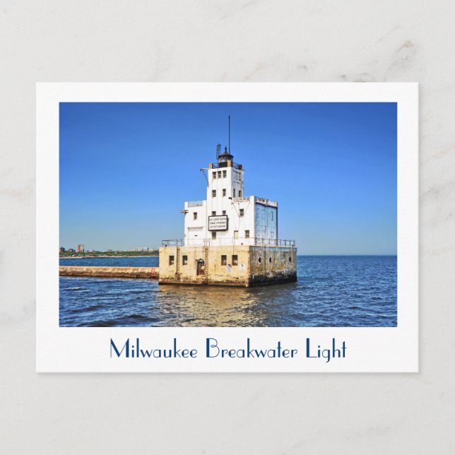 Postal Faro Milwaukee Breakwater (Anverso)
