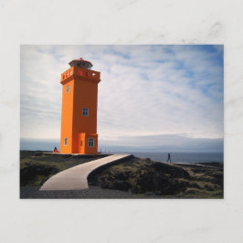 Postal Faro naranja, Islandia