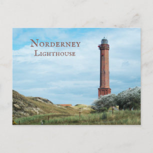 Postal Faro Norderney East Frisian Islands (Alemania)