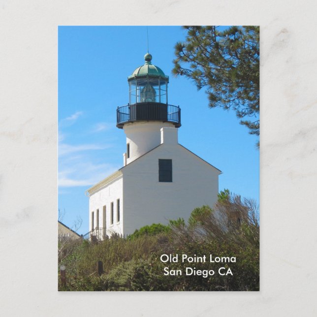Postal Faro Old Point Loma (Anverso)