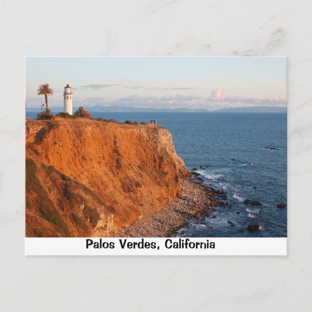 Postal Faro Palos Verdes (Anverso)