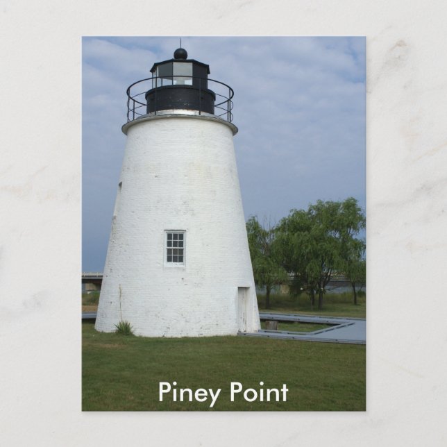 Postal Faro Piney Point (Anverso)