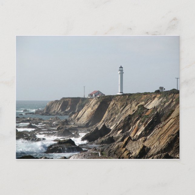 Postal Faro Point Arena, California (Anverso)