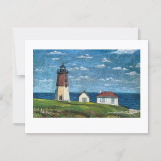 Postal Faro Point Judith en Narragansett, RI 7x5