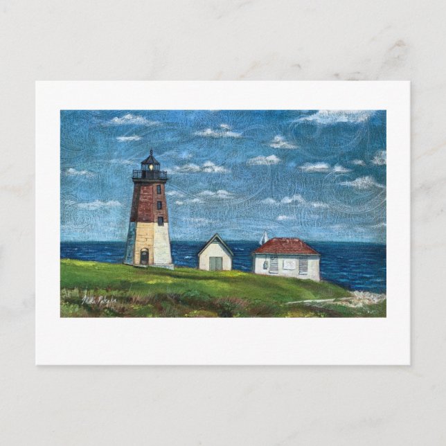 Postal Faro Point Judith en Narragansett, RI 7x5 (Anverso)