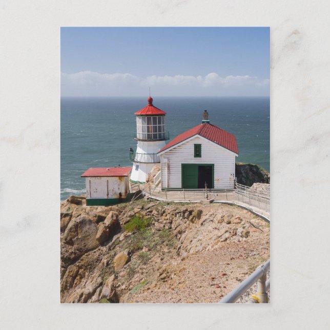 Postal Faro Point Reyes, Condado de Marin, California (Anverso)