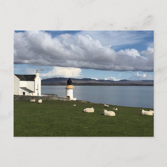 Postal Faro Port Charlotte, Isla de Islay, Escocia (Anverso)