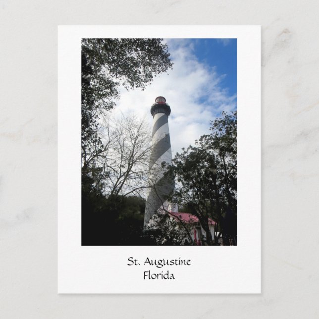 Postal Faro St. Augustine Florida 1 (Anverso)