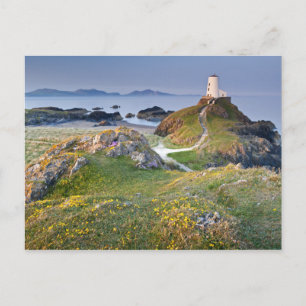 Postal Faro Twr Mawr En La Isla Llanddwyn