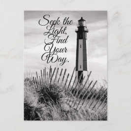 Postal Faro vintage de Cape Henry