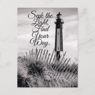 Postal Faro vintage de Cape Henry
