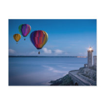 Faro y globos