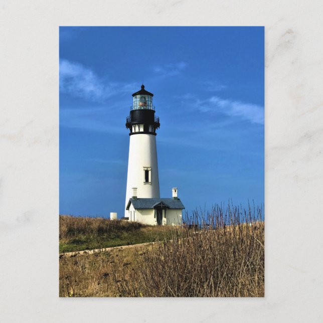 Postal Faro Yaquina Head, Newport, Oregón (Anverso)