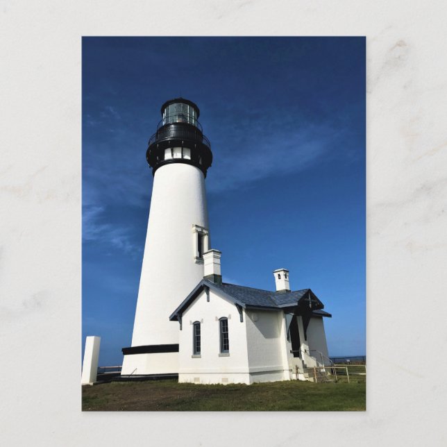 Postal Faro Yaquina Head, Newport, Oregón (Anverso)