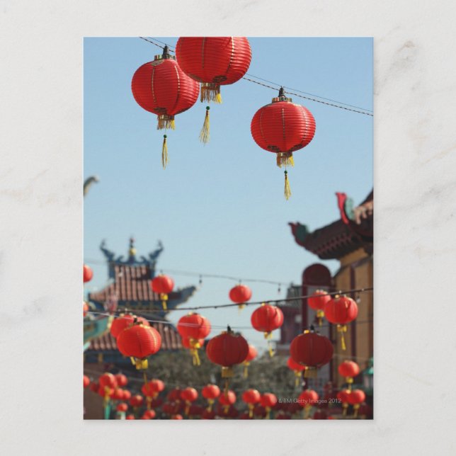 Postal Faroles de Chinatown (Anverso)