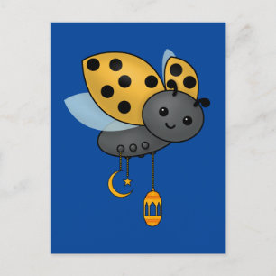 Postal Faroles de Ramadan Ladybug