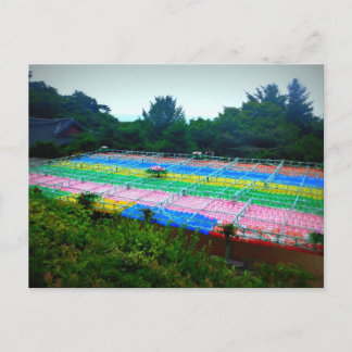 Postal Faroles en Seokguram Grotto, Corea del Sur