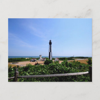 Postal Faros de Cape Henry antiguos y nuevos Virginia Bea