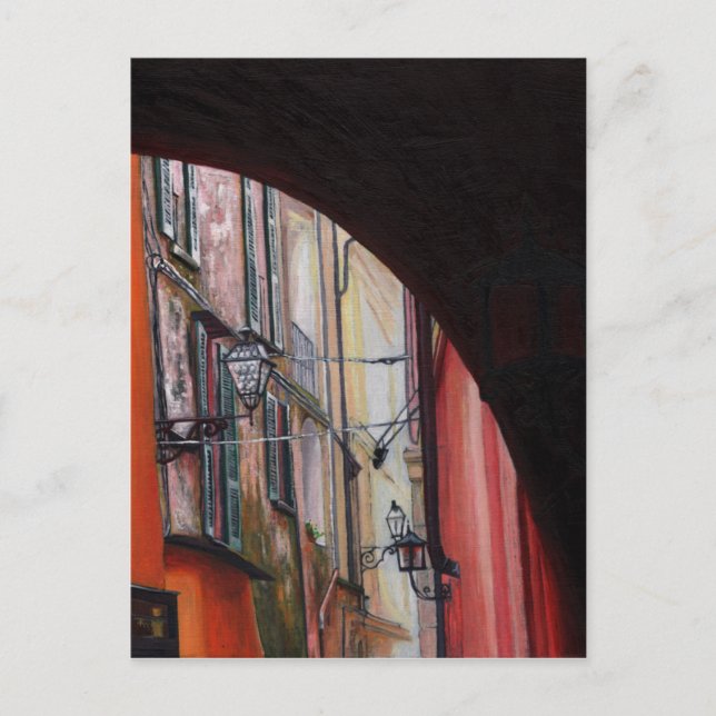 Postal Faros de Menaggio 2012 (Anverso)