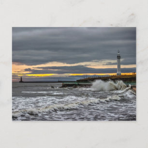 Postal Faros de Seaburn y de Roker