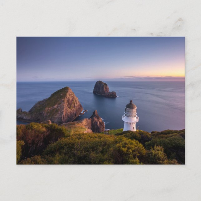 Postal Faros | Faro Cape Brett Nueva Zelanda (Anverso)