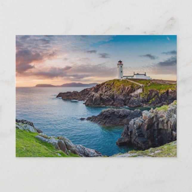 Postal Faros | Faro de Fanad Head Irlanda (Anverso)
