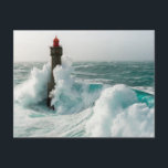 Postal Faros | Faro de Jument Ouessant France<br><div class="desc">Esta impresionante foto de Getty Images muestra el invierno de 2016 cuando la tormenta Ruzica se produjo en la costa oeste de Francia.</div>