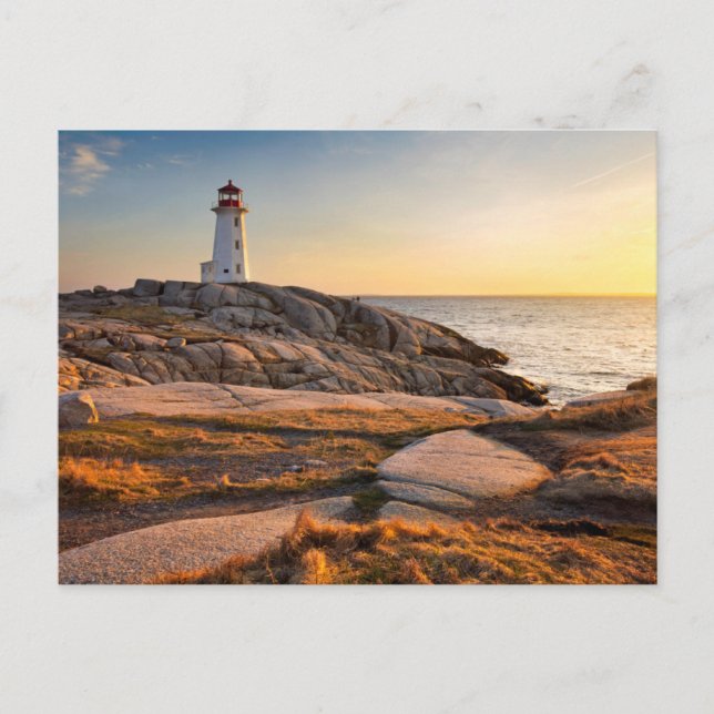 Postal Faros | Peggy's Cove Nueva Escocia (Anverso)