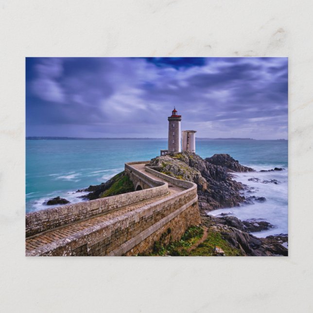 Postal Faros | Petit Minou Lighthouse Francia (Anverso)