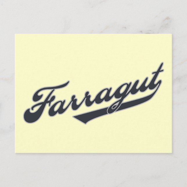 Postal Farragut (Anverso)