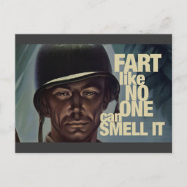 Postal Fart como nadie puede olerlo