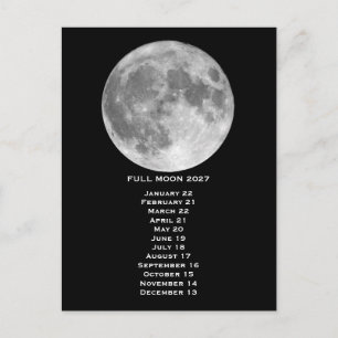 Postal Fases de Luna Llena 2027