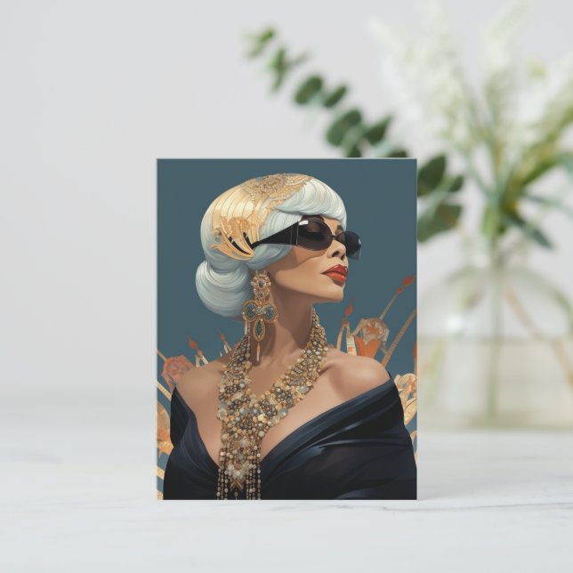 POSTAL FASHION-ESQUE #1 (Anverso de pie)