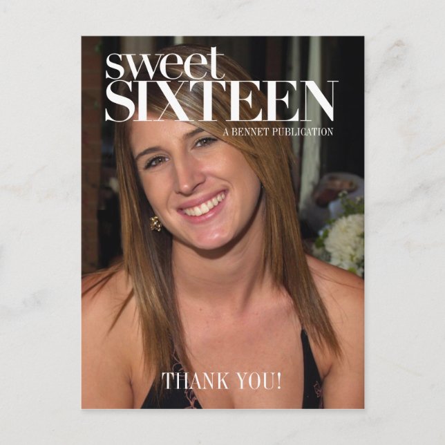 Postal Fashion Magazine Foto Dulce Dieciséis Fiestas Grac (Anverso)