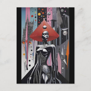 Postal Fashionista - Arte Surrealista de Ken Gage