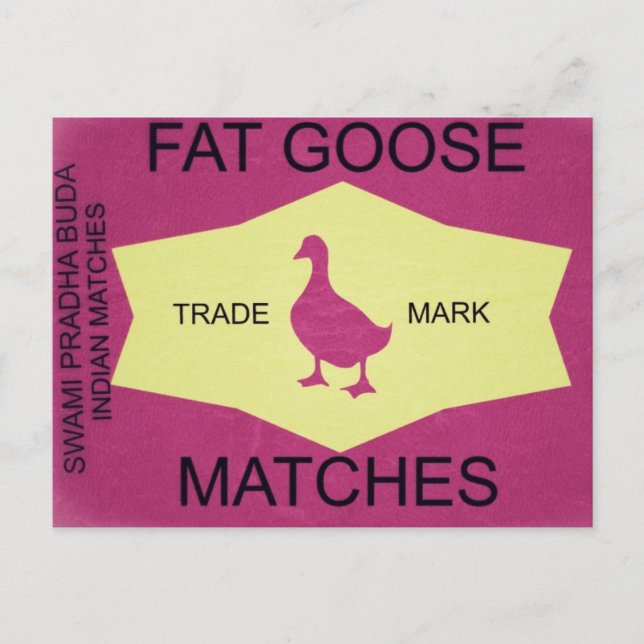 POSTAL FAT GOOSE (Anverso)