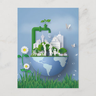 Postal Faucet y ciudad de conservación del Día de la Tier