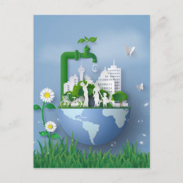 Postal Faucet y ciudad de conservación del Día de la Tier